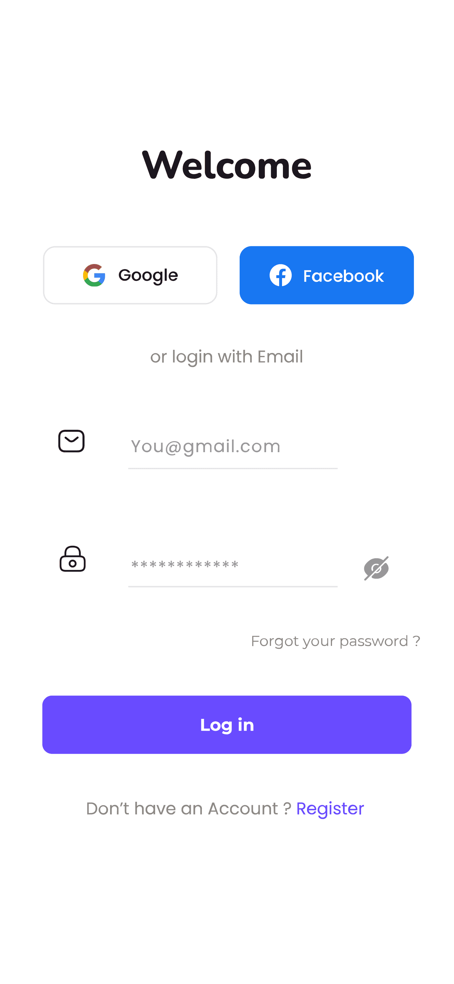 Screens Login