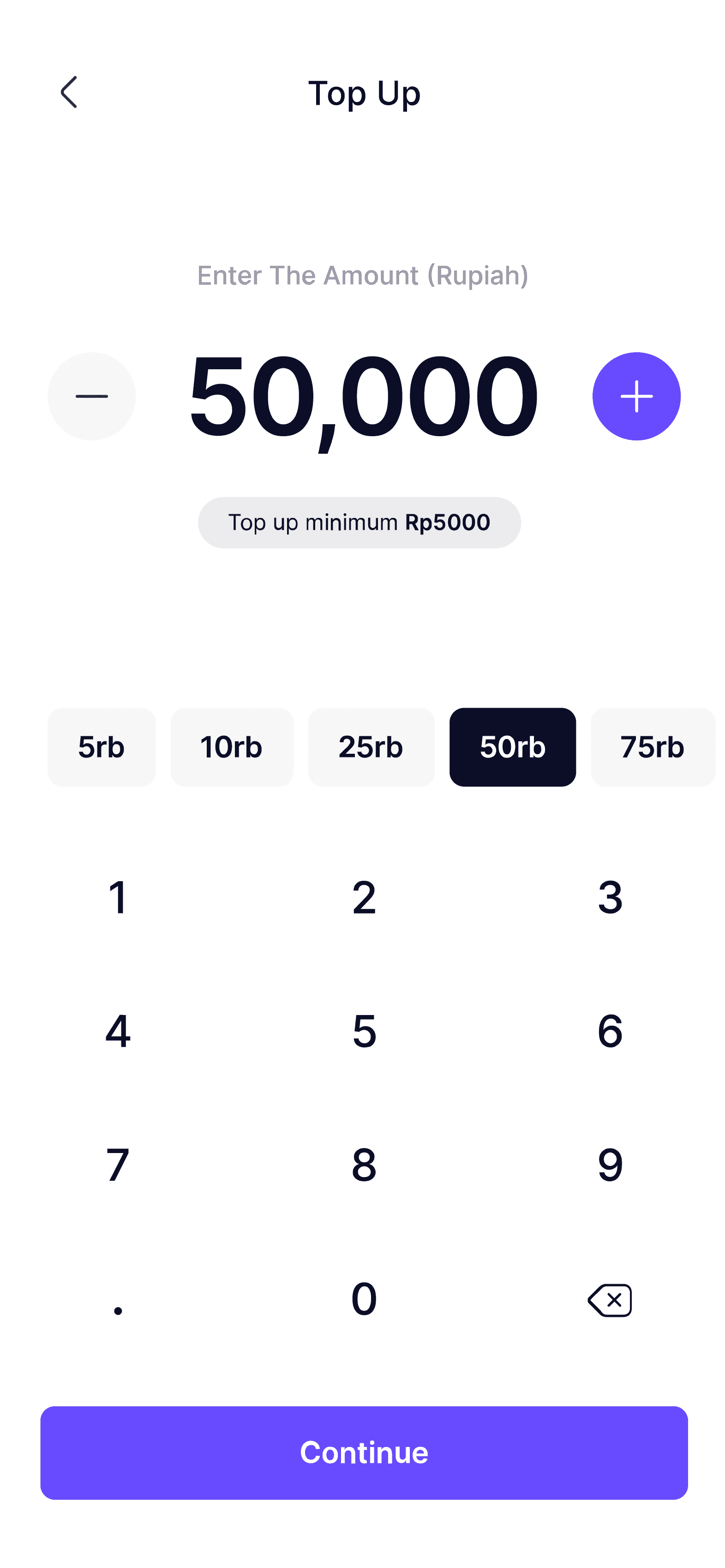 Screens Top Up