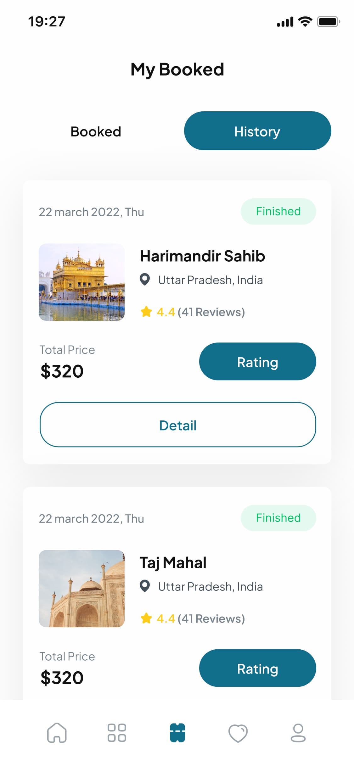 01 014 Ticket History